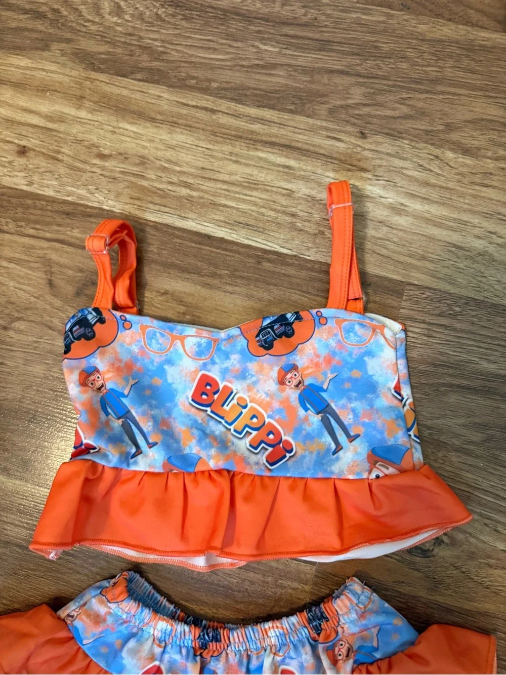Blippi Toddler Girl Swimsuit Size 2T
